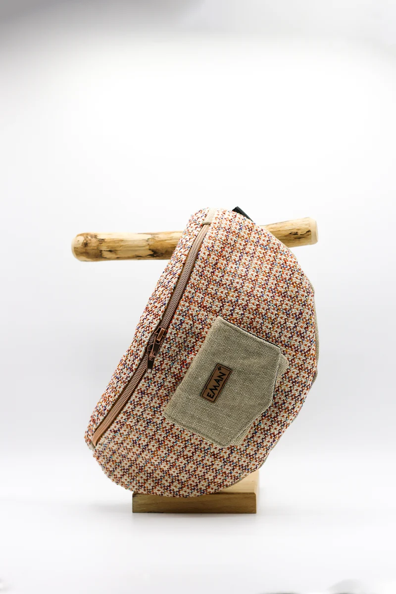 Ensemble Banane Xanel - pochette friandise chien velours lin