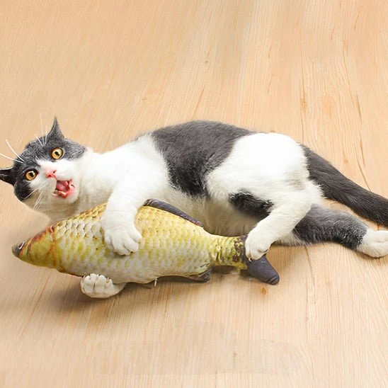 Jouet pour chat - Poisson interactif
