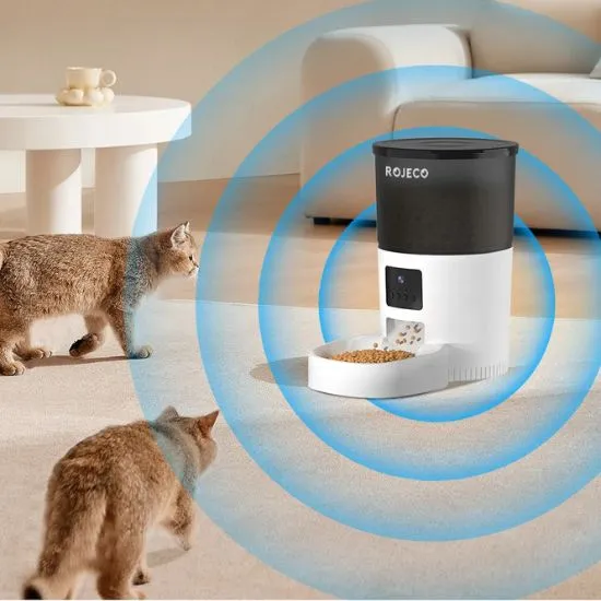 Distributeur de croquettes pour chat- WiFi Caméra