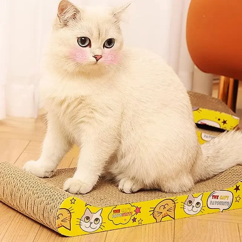 Griffoir en carton pour chat - Planche à gratter - Maru
