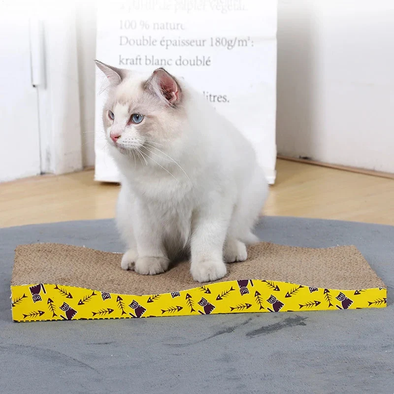 Griffoir en carton pour chat - Planche à gratter - Maru