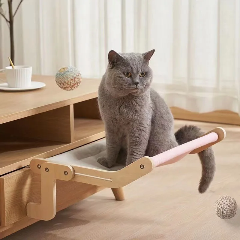 Hamac chat pour fenêtre et lit