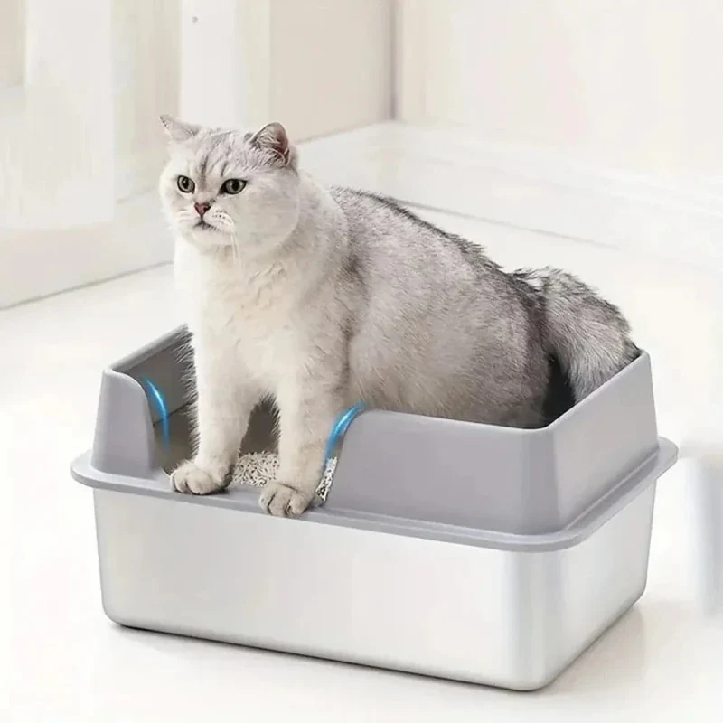 Litière inox pour chat - Résistant aux odeurs | SteelCat
