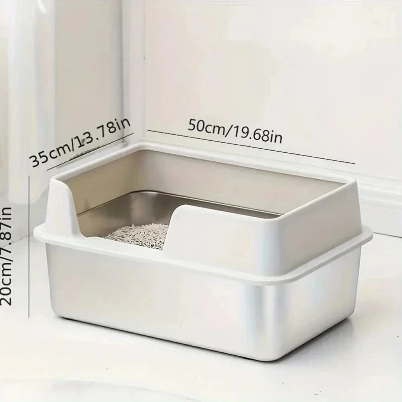 Litière inox pour chat - Résistant aux odeurs | SteelCat