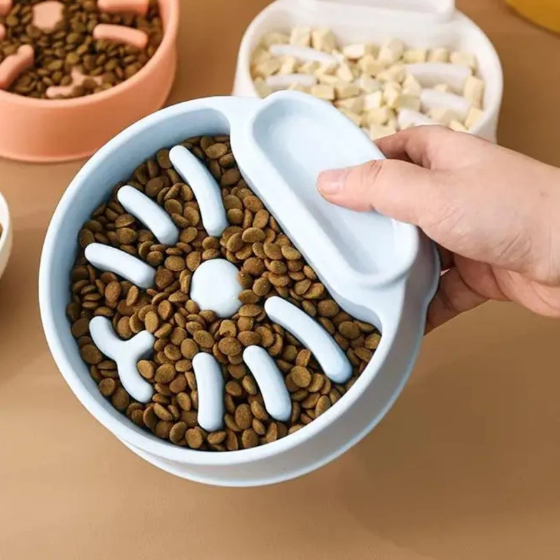 gamelle anti glouton chaton | Ralentisseur de Repas