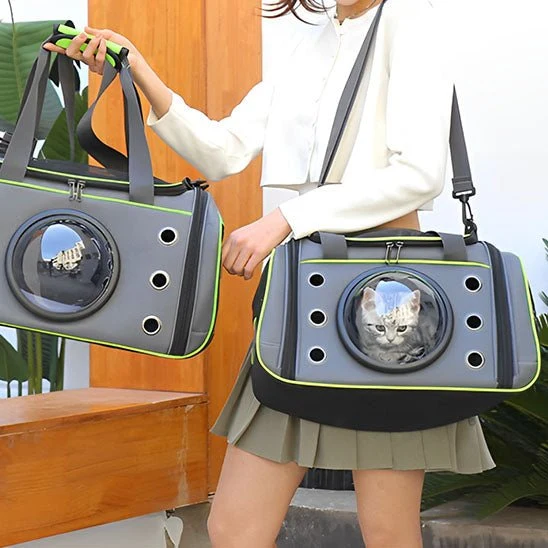 Sac de transport pour chat - Avec hublot