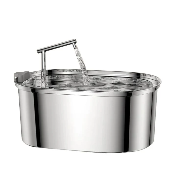 Fontaine à eau pour chat en acier inoxydable - PureCat