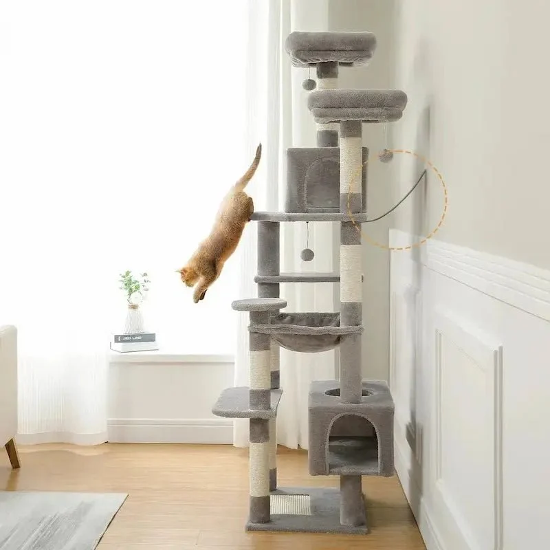 Arbre à chat 180 cm - XXL & ultra stable | Catéma