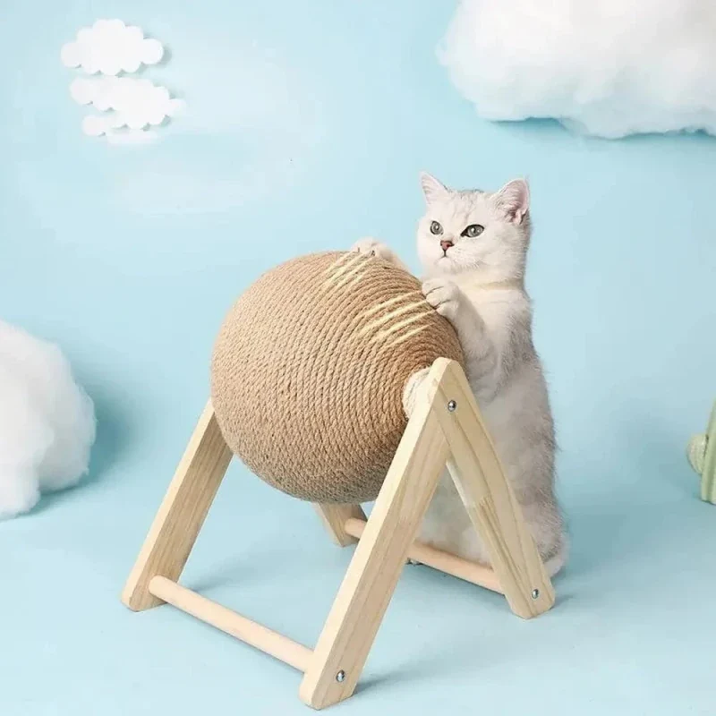 Boule griffoir chat - Anti-canapé | ScratchBall
