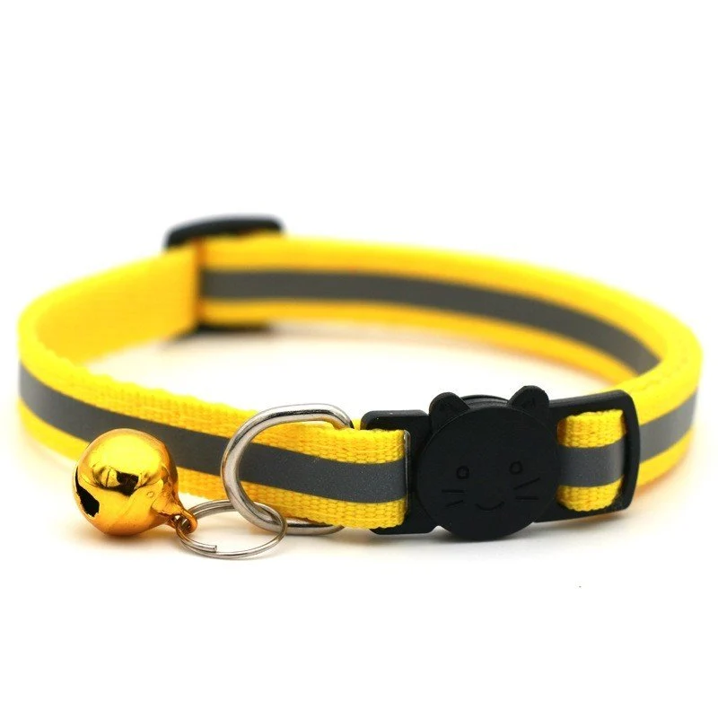 Collier chat anti étranglement - Réfléchissant