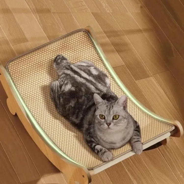 Griffoir pour Chat – Lit incurvé en sisal- Ecoscratch