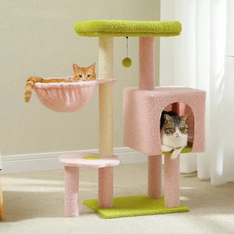 Arbre à chat 90 cm - Compact & stable | Chatikoo