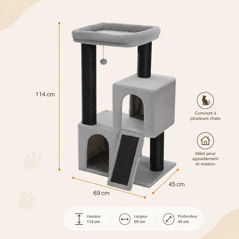 Arbre à chat en sisal - Anti-griffes canapé | Paweco