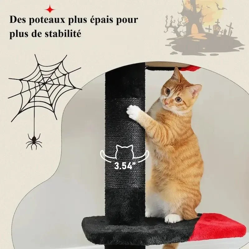 Arbre à chat gothique - Style & confort | Felinoir