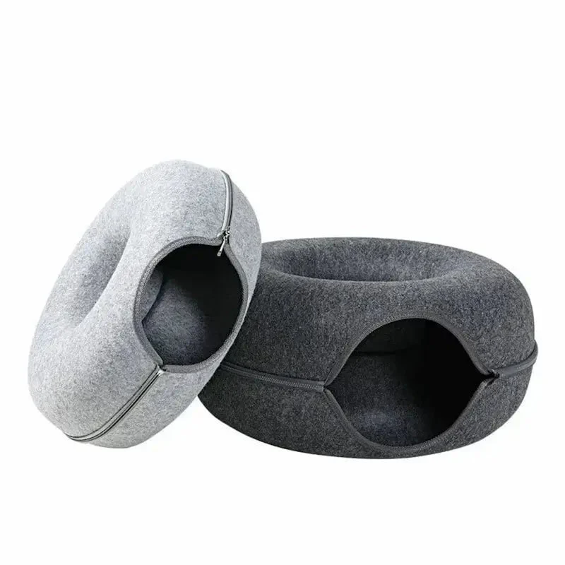 Tunnel donut chat - Cachette fun & anti-ennui | PawsDonut