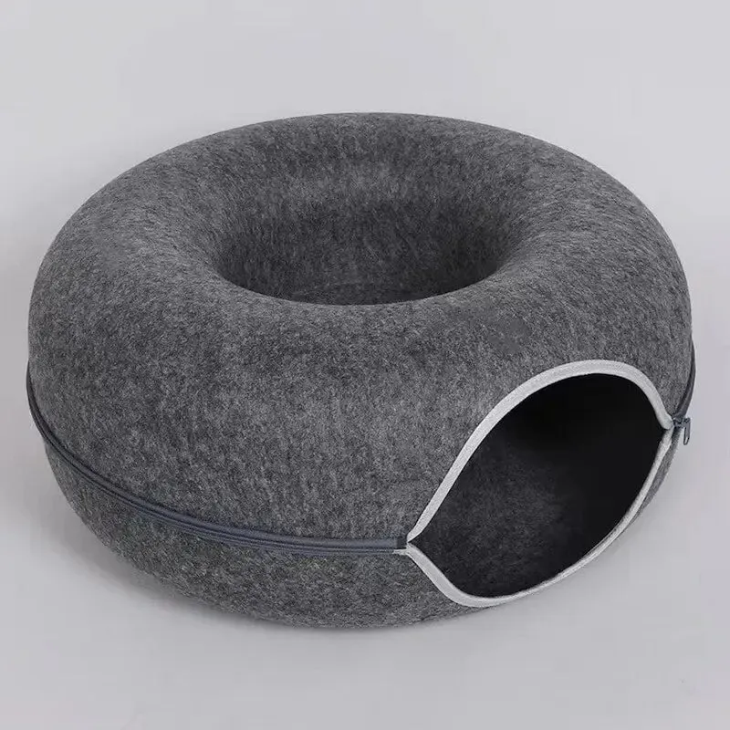 Tunnel donut chat - Cachette fun & anti-ennui | PawsDonut
