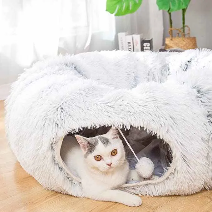 panier chat tunnel