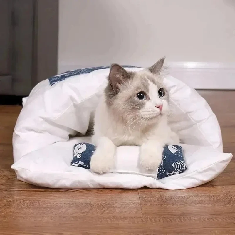 Lit pour chat moelleux - Refuge chaud et confortable | SnuggleCat