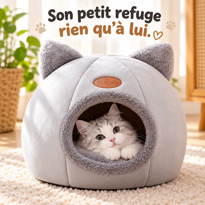 Panier chat tête de chat - Design mignon | KittyNest