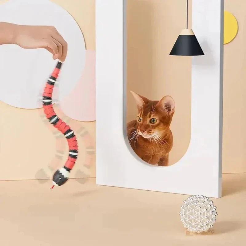 Jouet serpent pour chat - Mouvement réaliste | SnakePlay