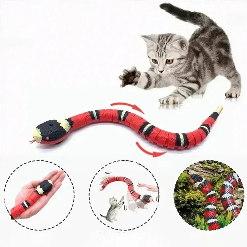 Jouet serpent pour chat - Mouvement réaliste | SnakePlay
