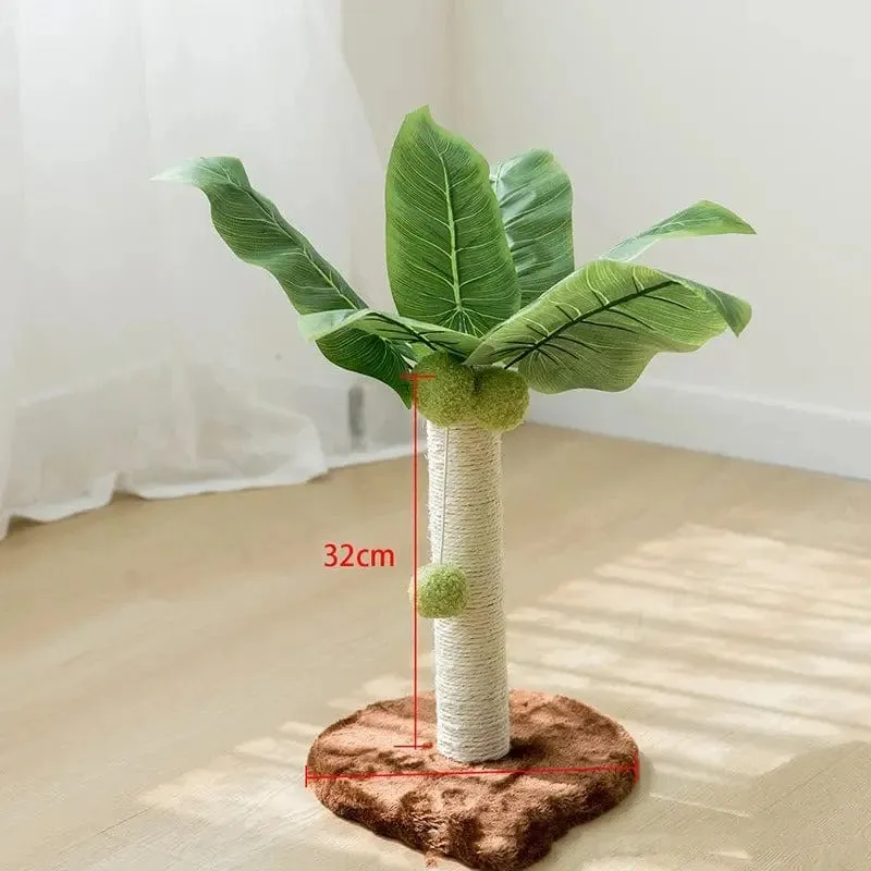 Griffoir poteau chat - Cocotier en sisal