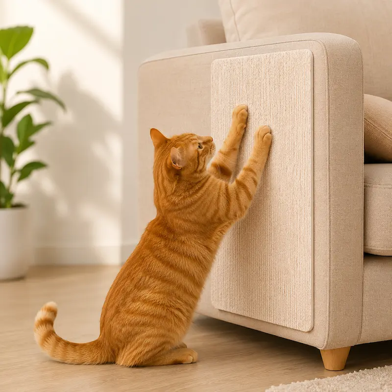 Griffoir chat canapé – Protection & griffage | SofaGuard