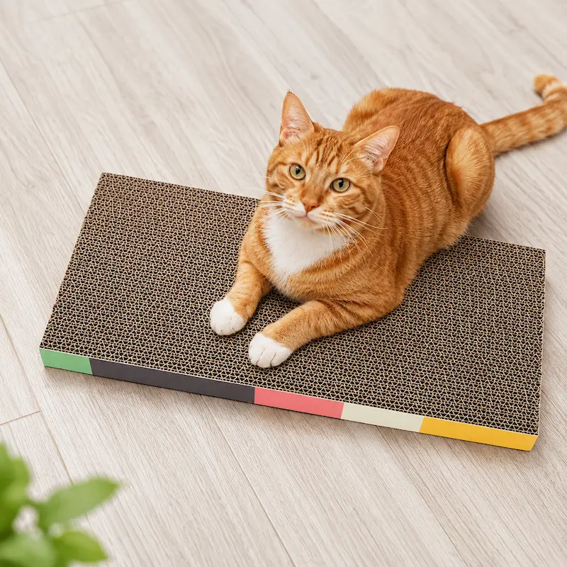 Griffoir chat en carton - Solide et pratique | ScratchBoard