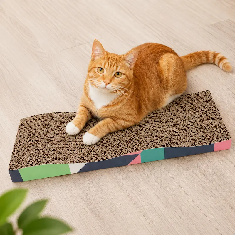 Griffoir chat en carton - Solide et pratique | ScratchBoard
