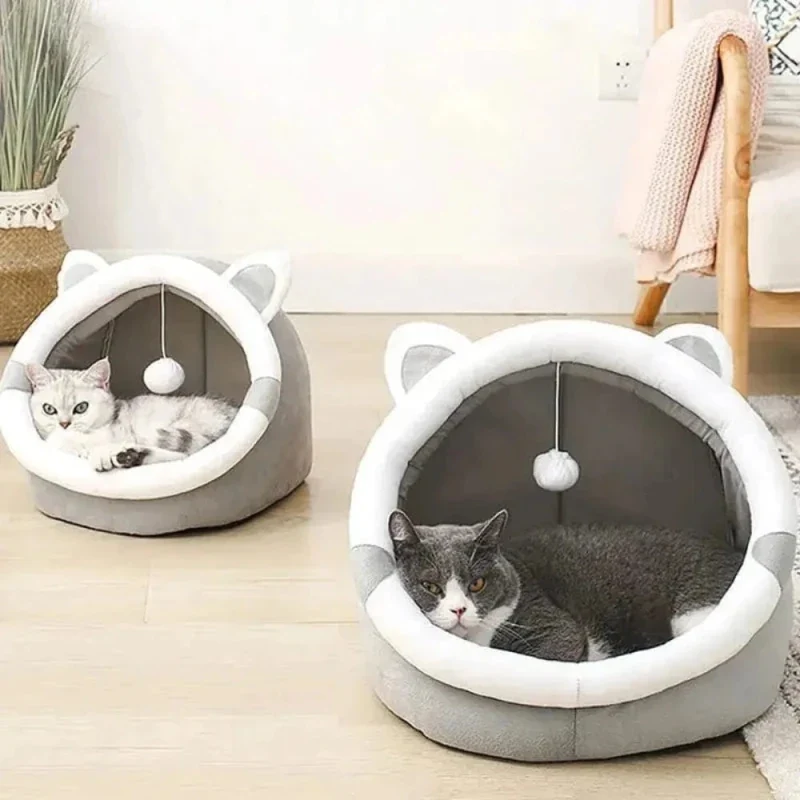 Panier fermé pour chat - Refuge calme et cosy | CozyHide
