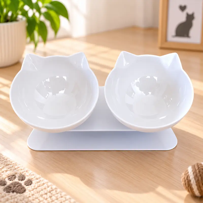 Gamelle inclinée pour chat - Posture idéale et confort | EasyTilt