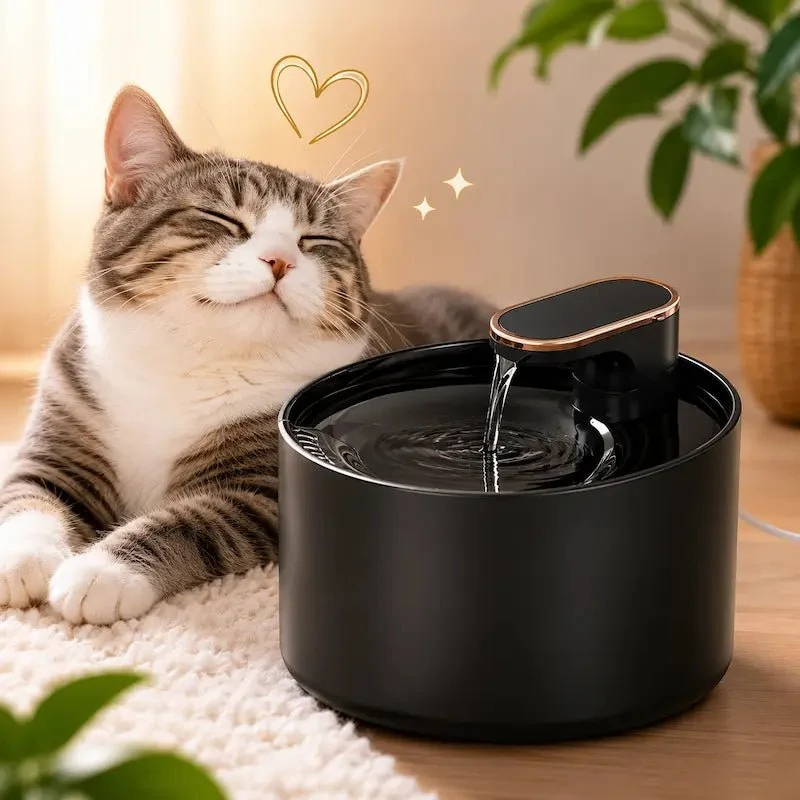 Fontaine à eau chat 3L - Autonomie optimale | MidFlow