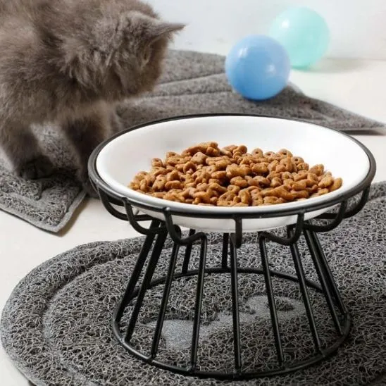 Gamelle chat surélevée - Confort optimal