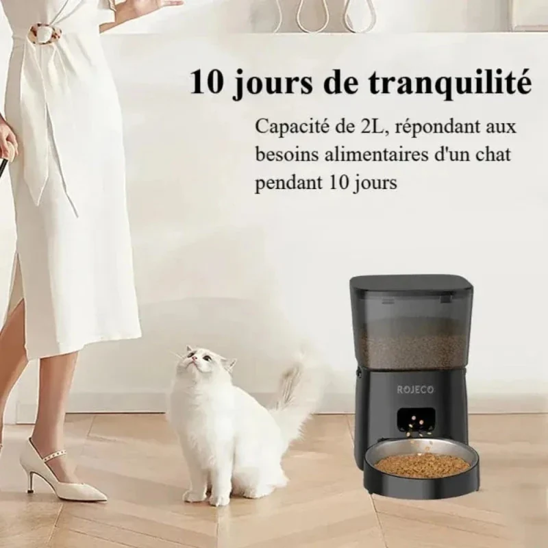 Distributeur croquettes chat connecté – Contrôle app | SmartMeal