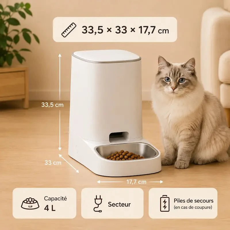 Distributeur automatique croquettes chat – Repas réguliers | AutoMeal