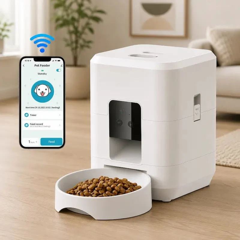 Distributeur programmable de croquettes pour chat | Feedicat