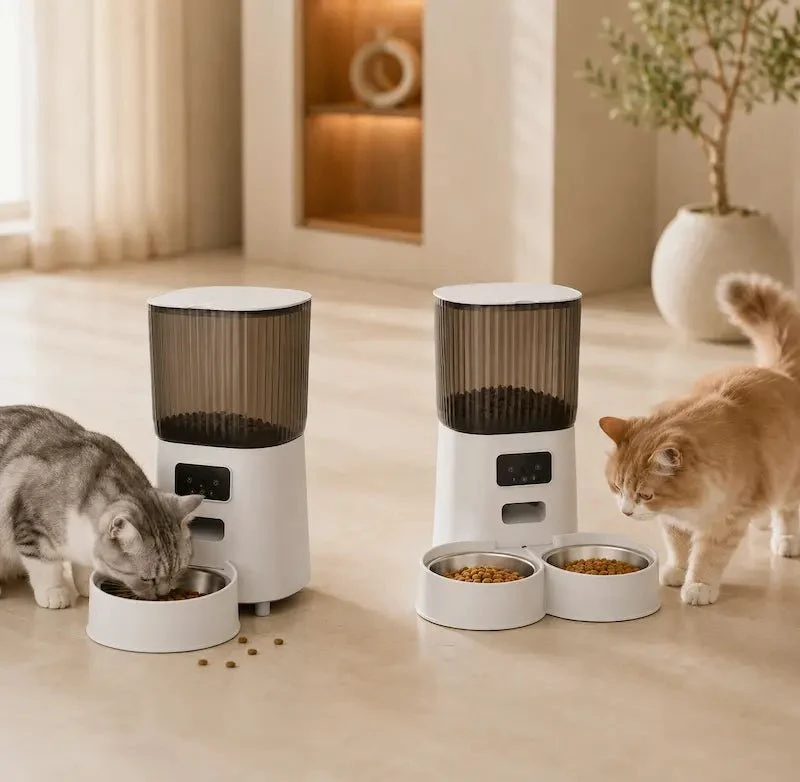 Distributeur de croquettes pour chat avec caméra | Petivue