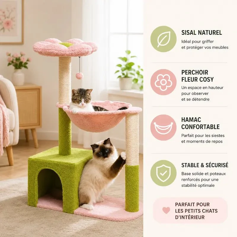 Arbre à chat fleur - Déco & confort | Feliflora