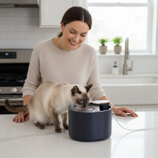 FONTAINE A EAU POUR CHAT | AquaPurr