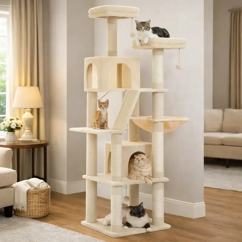 Arbre à chat XXL - Ultra stable | Pawtower