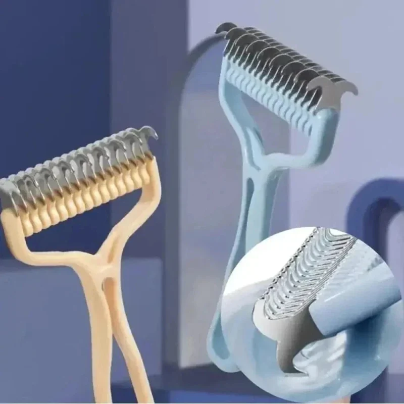 Brosse double face chat - Démêle & lisse en 1 geste | DualPurr