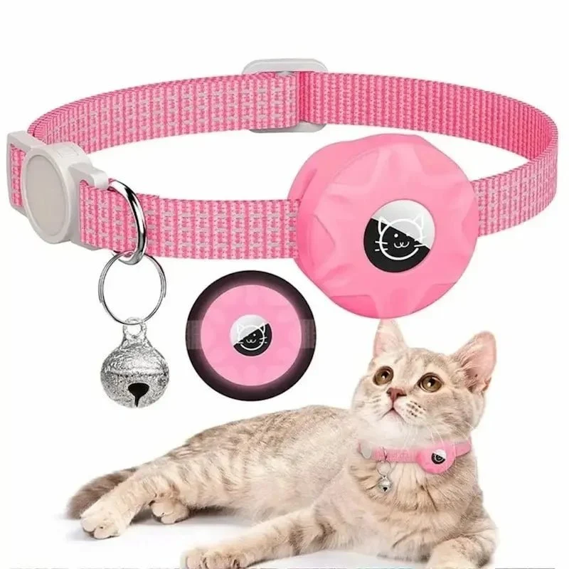 Collier GPS chat anti-étranglement - Airtag | Minouchip