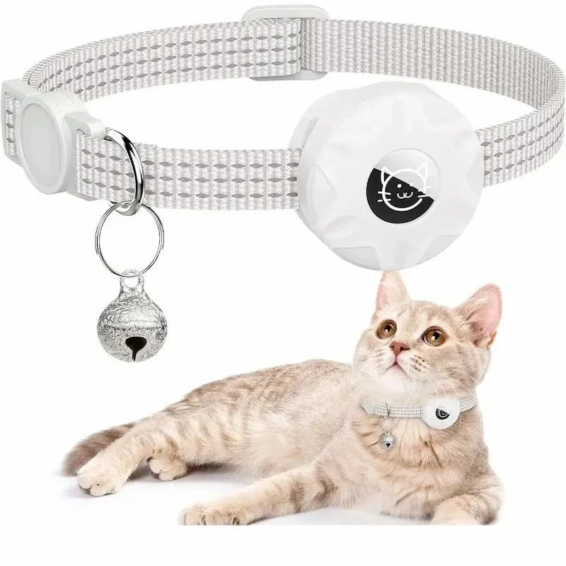 Collier GPS chat anti-étranglement - Airtag | Minouchip