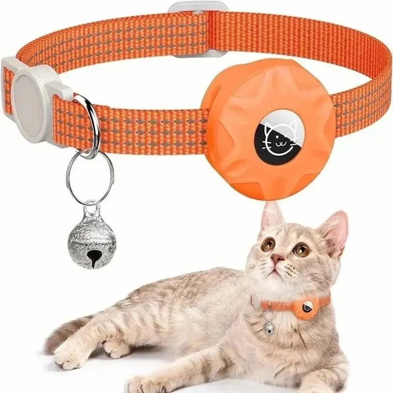 Collier GPS chat anti-étranglement - Airtag | Minouchip