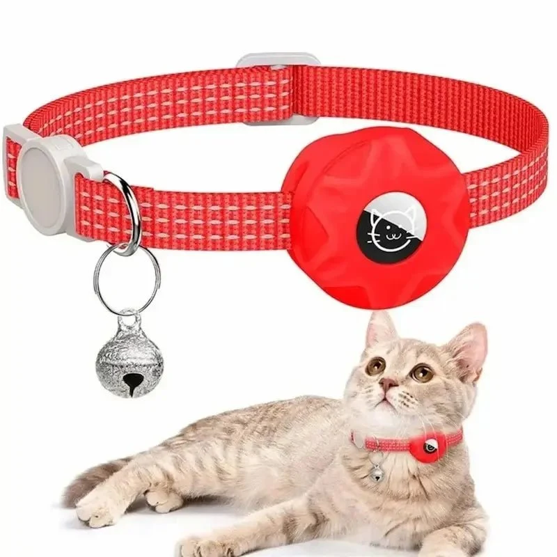 Collier GPS chat anti-étranglement - Airtag | Minouchip