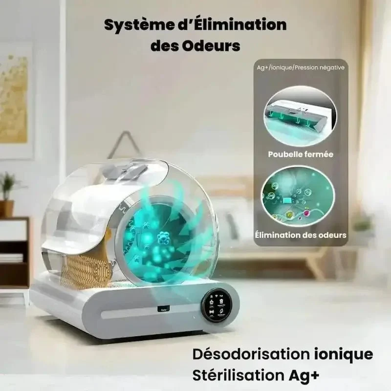 Litière autonettoyante - Pratique et sans odeur | Cleany