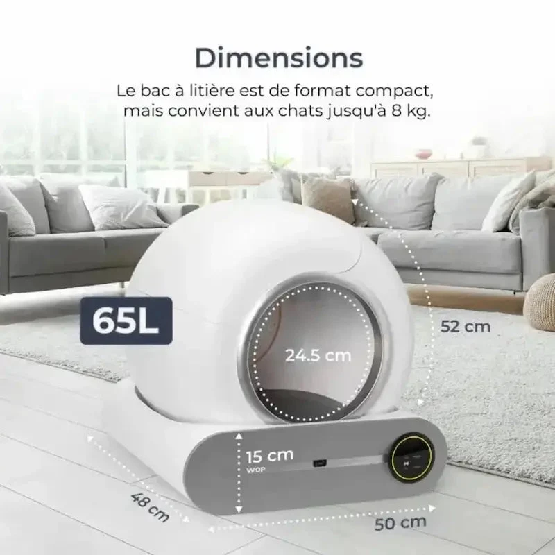 Litière autonettoyante - Pratique et sans odeur | Cleany
