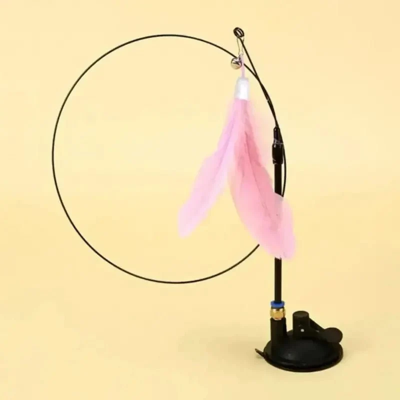 Jouet pour chat plume à ventouse - Amusement garanti | PlumeStick