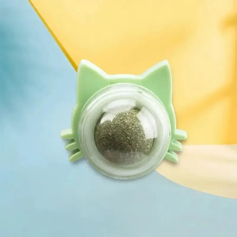 Boule herbe à chat murale - Effet irrésistible | NipWall