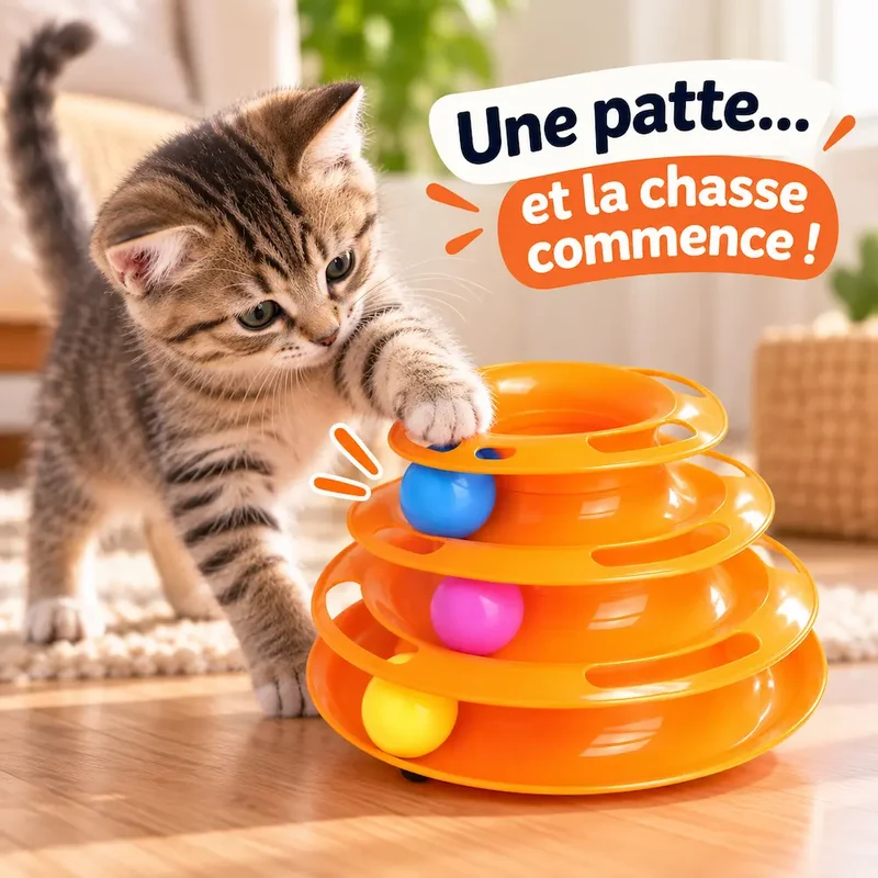 Tour de jeu pour chat - Anti-ennui assuré | CatTower